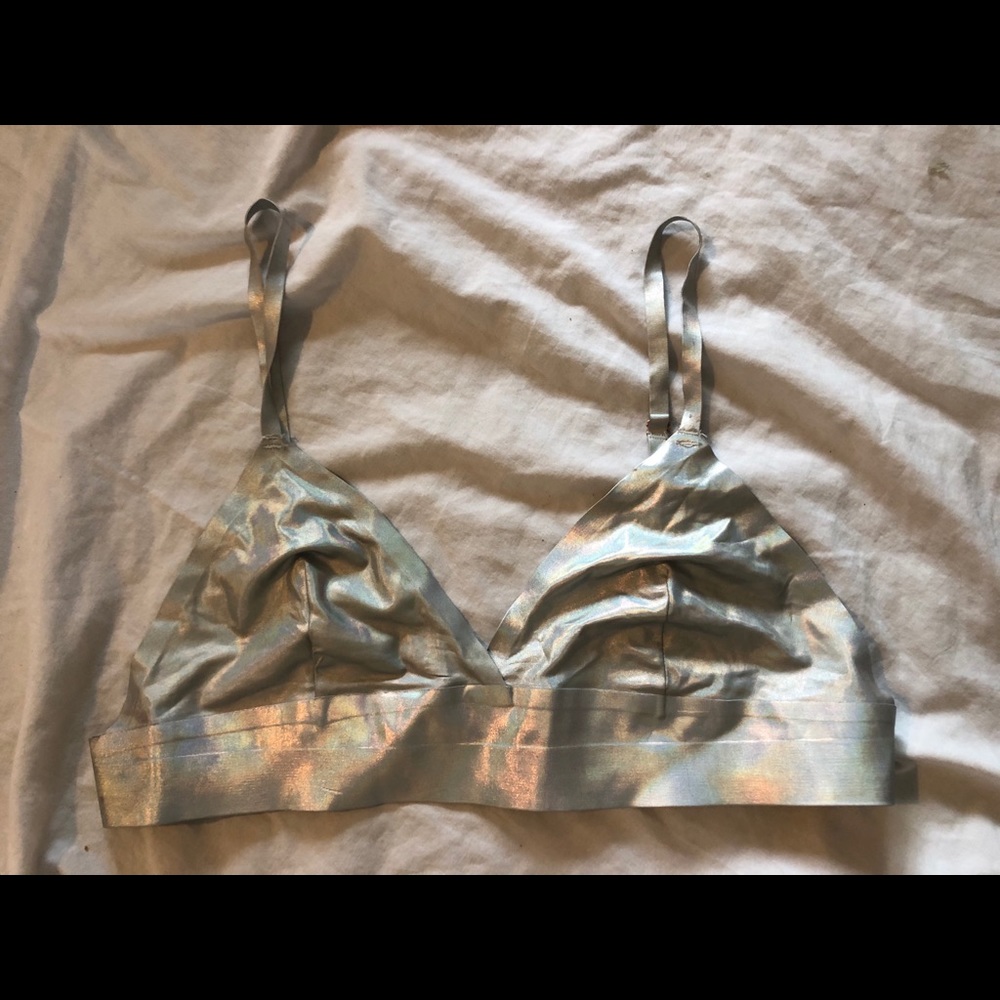 Urban Outfitters Iridescent Top